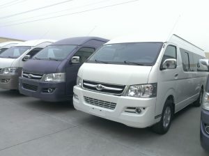 Our Export Auto Factory Arranged The First Batch 10 Units Mini Bus Transport To Uruguay