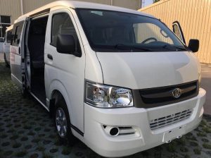 Autos Factory Arranged The Shipment of 15 Seat Minibus to Bolivia